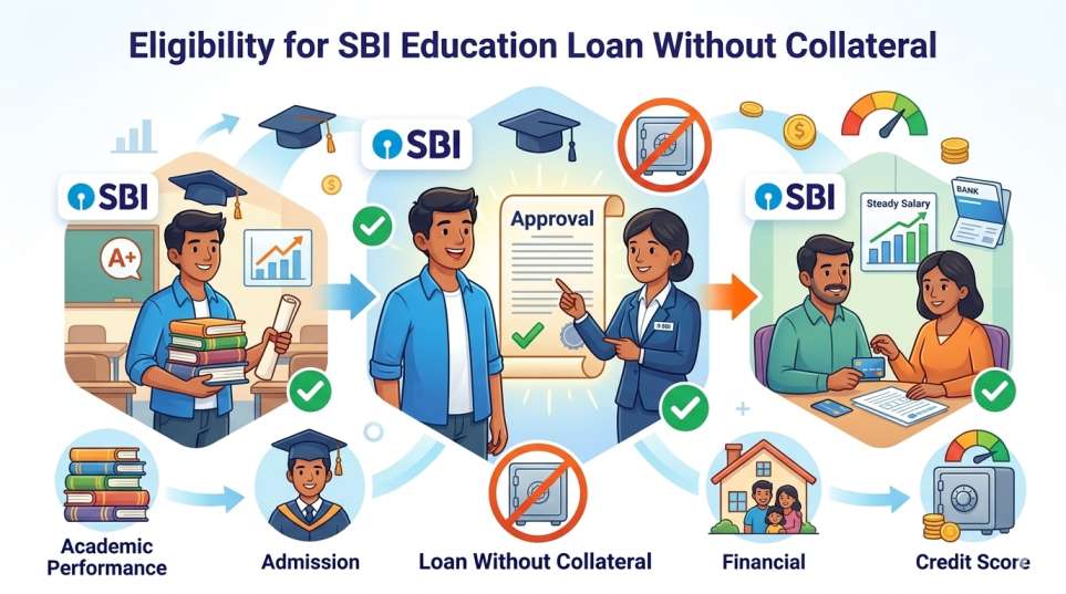 Eligibility for SBI Loan Without Collateral Education