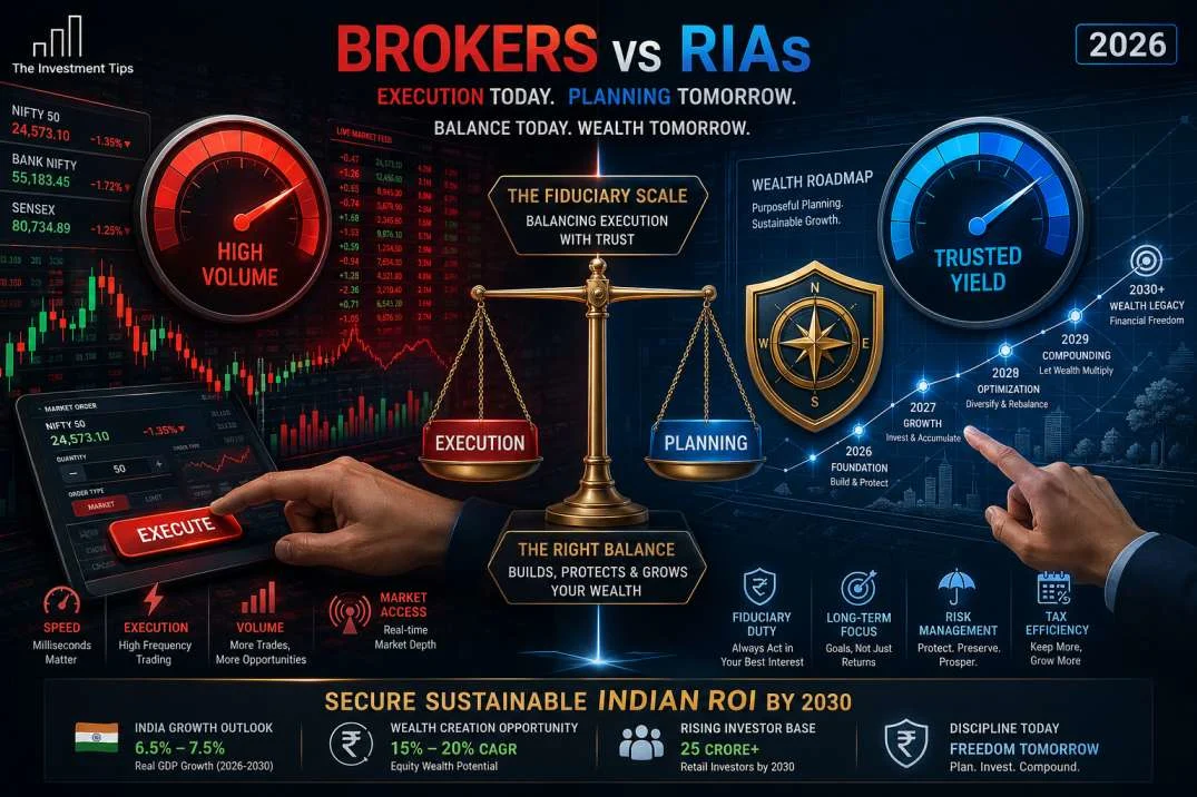 SEBI Registered Investment Advisers vs Stock Brokers India: The 2026